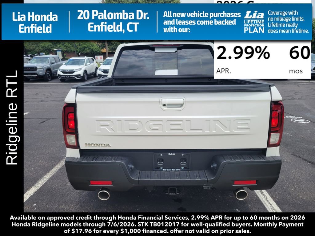 New 2026 Honda Ridgeline RTL image 4