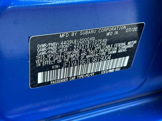 Used 2020 Subaru WRX Premium w/ Performance Package image 32