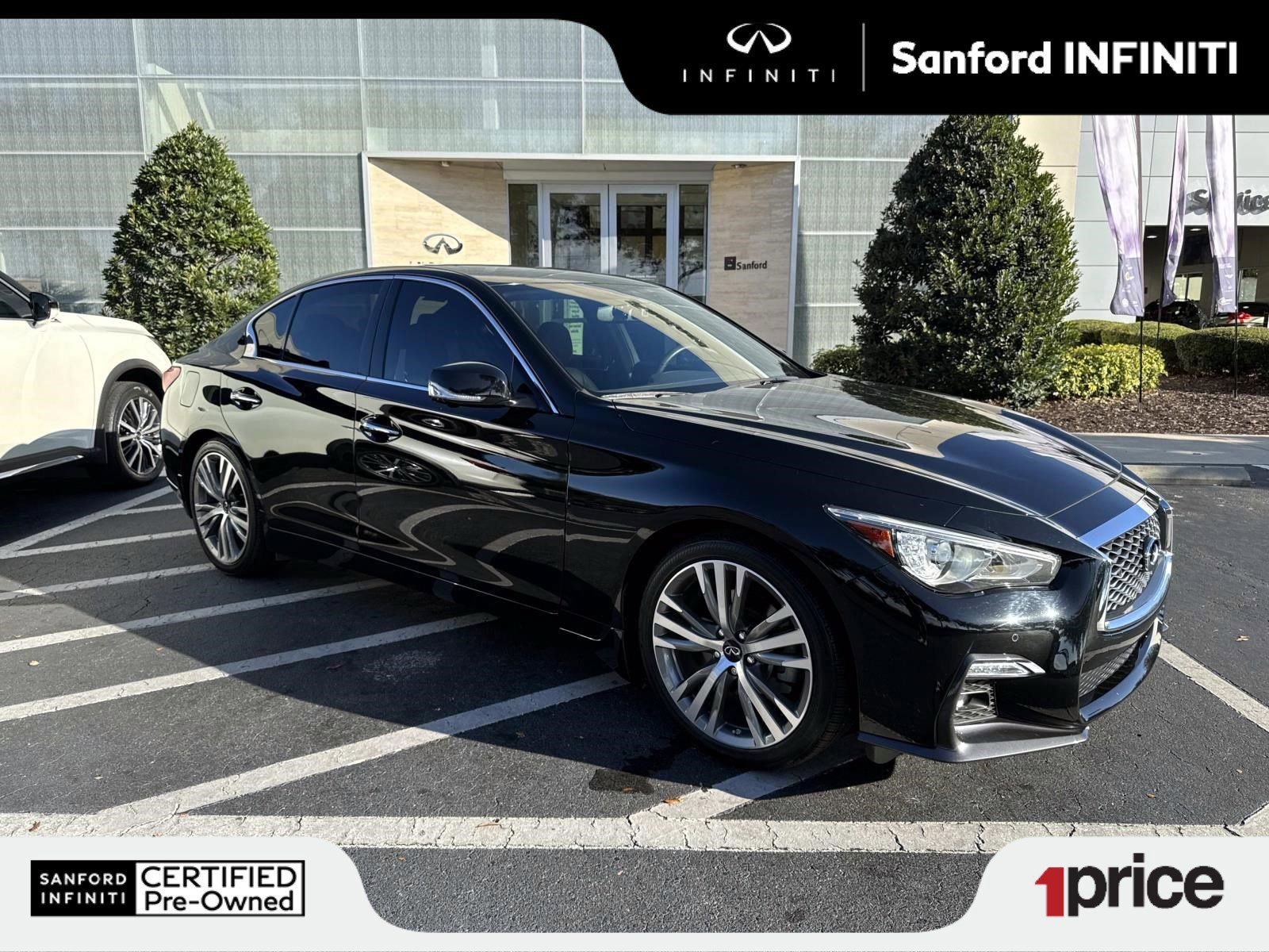 Certified 2022 INFINITI Q50 Sensory image 1