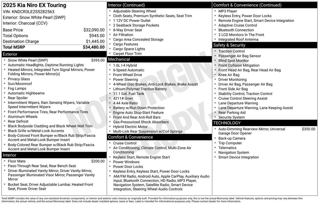 New 2025 Kia Niro EX Touring image 4