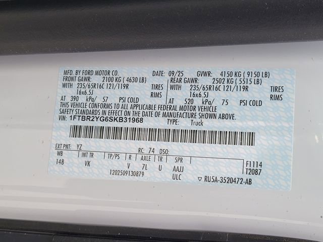 Certified 2025 Ford Transit 250 Low Roof AWD image 16