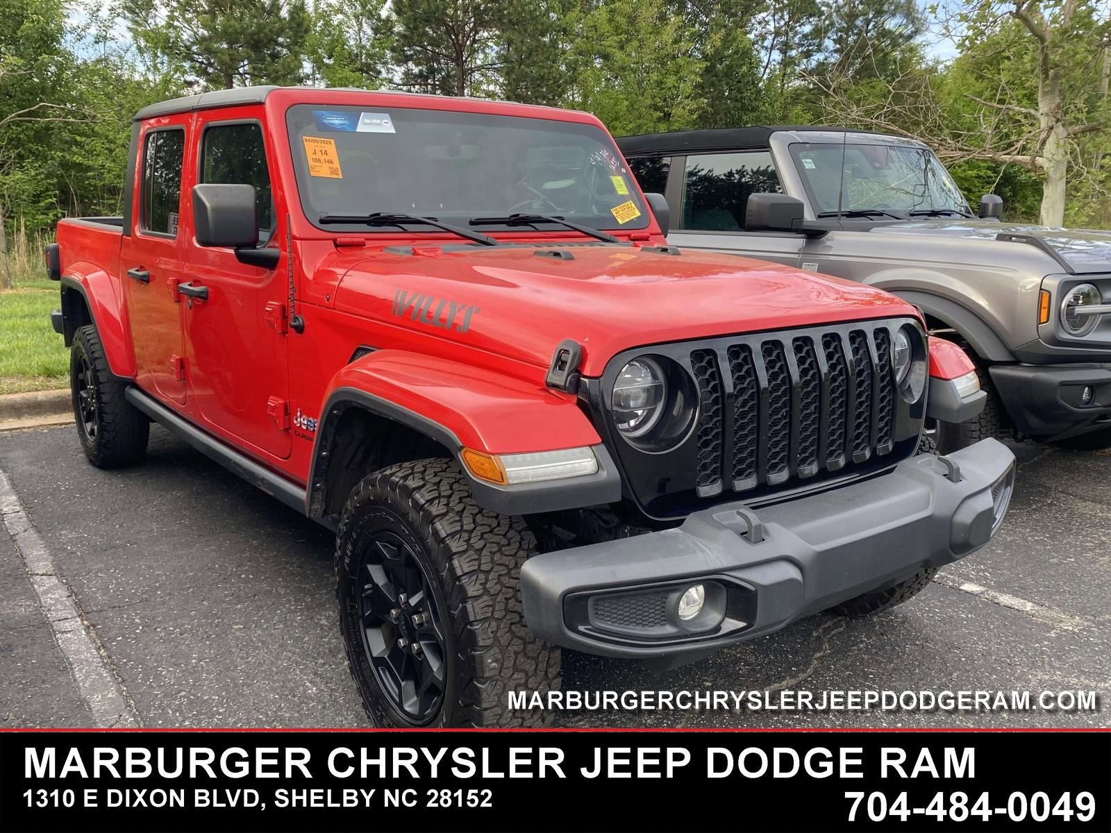 Used 2022 Jeep Gladiator Willys AWD/4WD image 1