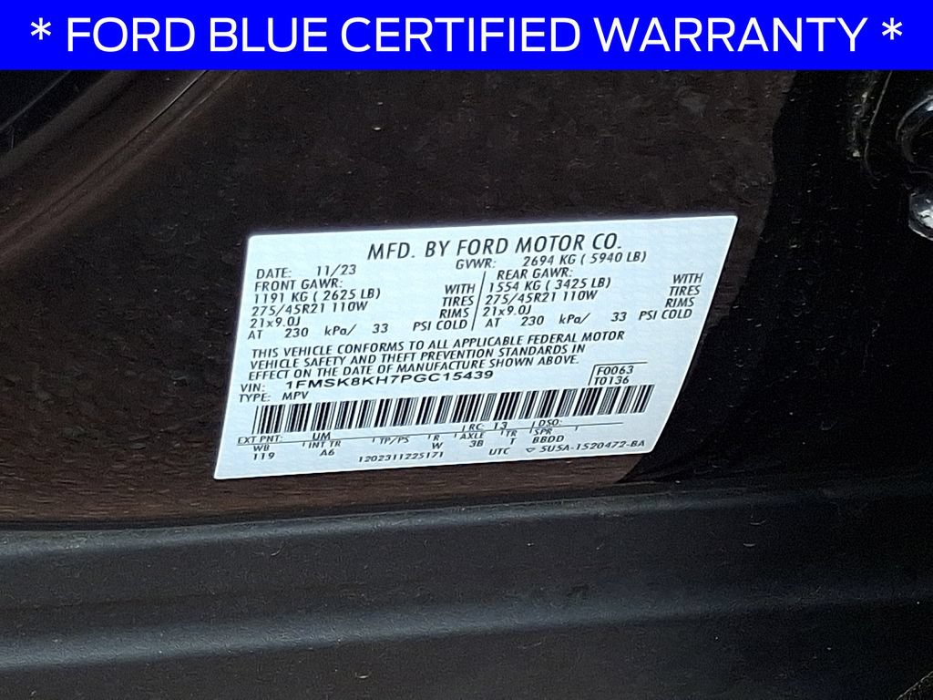 Used 2023 Ford Explorer ST-Line w/ Class IV Trailer Tow Package AWD/4WD image 29
