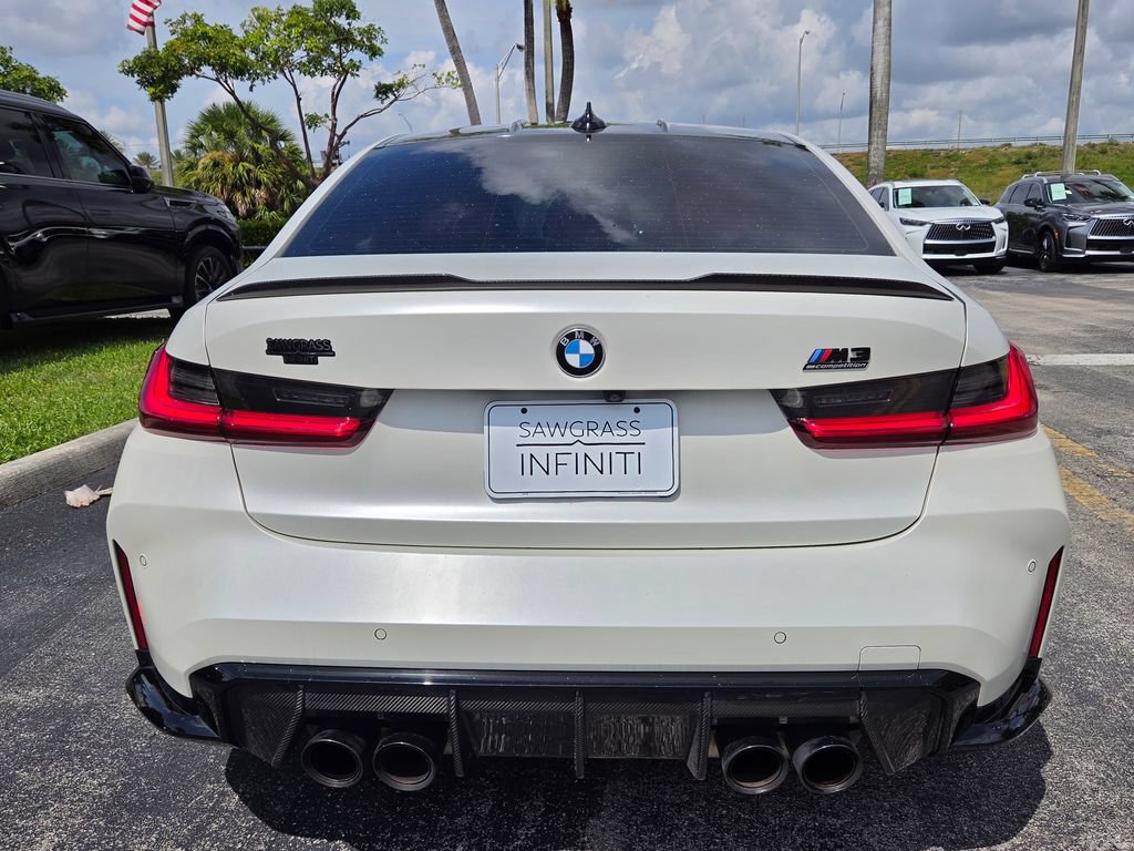 Used 2021 BMW M3 Competition w/ M Carbon Exterior Package RWD image 11