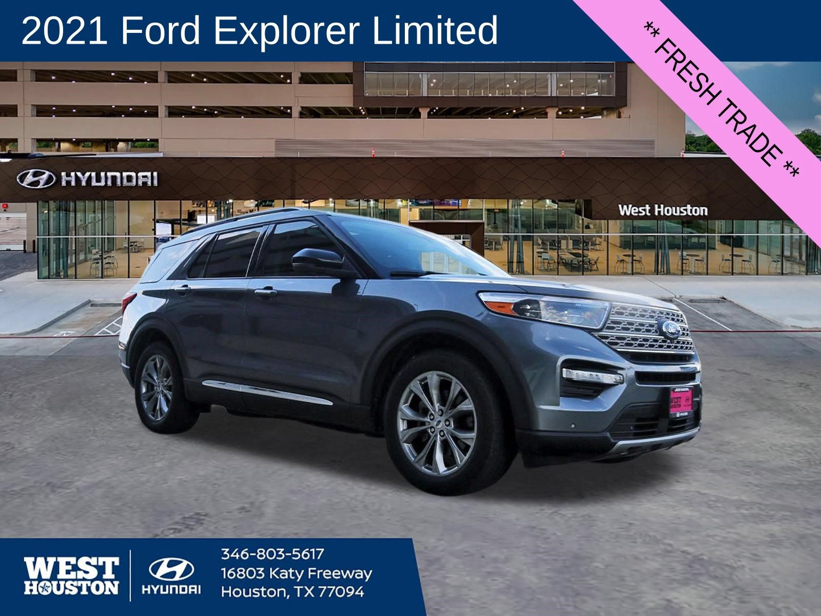 Used 2021 Ford Explorer Limited w/ Equipment Group 301A RWD image 1