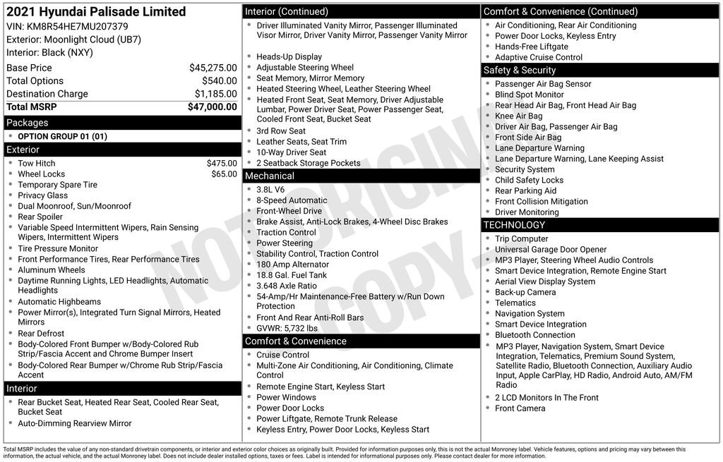 Used 2021 Hyundai Palisade Limited FWD image 23