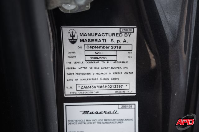 Used 2017 Maserati GranTurismo MC RWD image 81