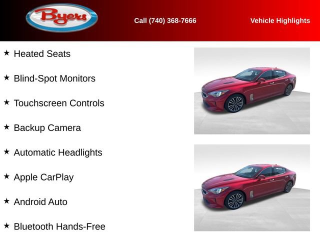 Used 2019 Kia Stinger image 9