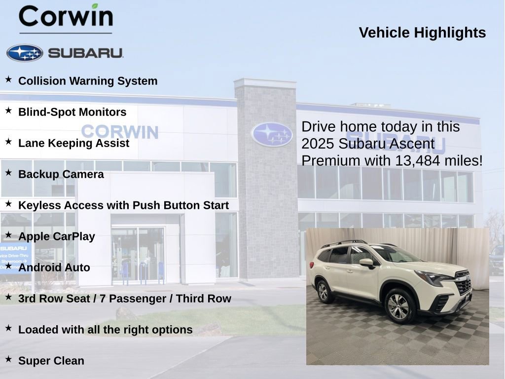 Used 2025 Subaru Ascent Premium AWD/4WD image 6