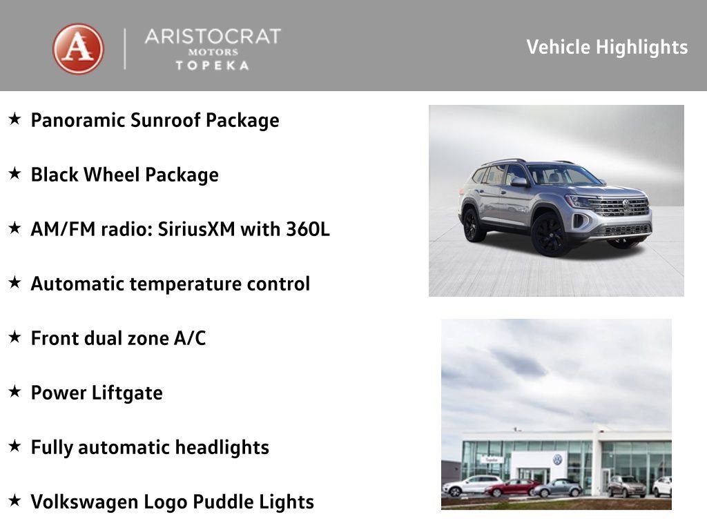 New 2026 Volkswagen Atlas SE AWD/4WD image 2