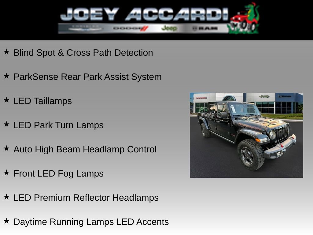 Used 2023 Jeep Gladiator Rubicon w/ LED Lighting Group image 13