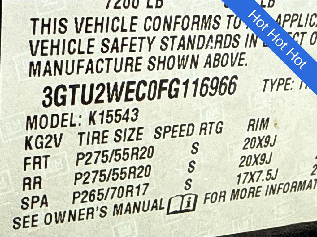Used 2015 GMC Sierra 1500 Denali w/ Driver Alert Package AWD/4WD image 16