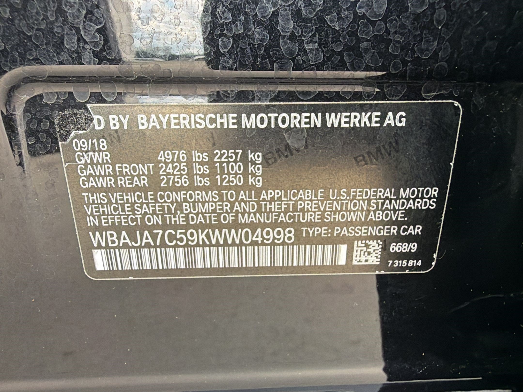 Used 2019 BMW 530i xDrive w/ Premium Package AWD/4WD image 25