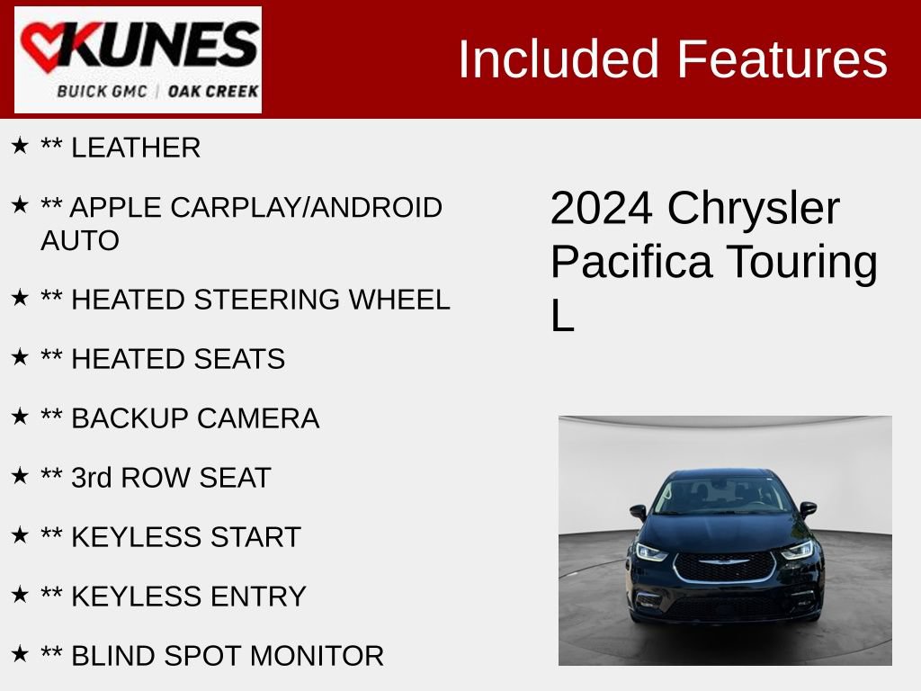 Used 2024 Chrysler Pacifica Touring-L FWD image 2