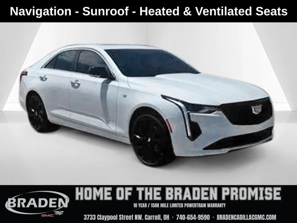 Used 2026 Cadillac CT4 Premium Luxury w/ LPO, ONYX Package AWD/4WD video 1