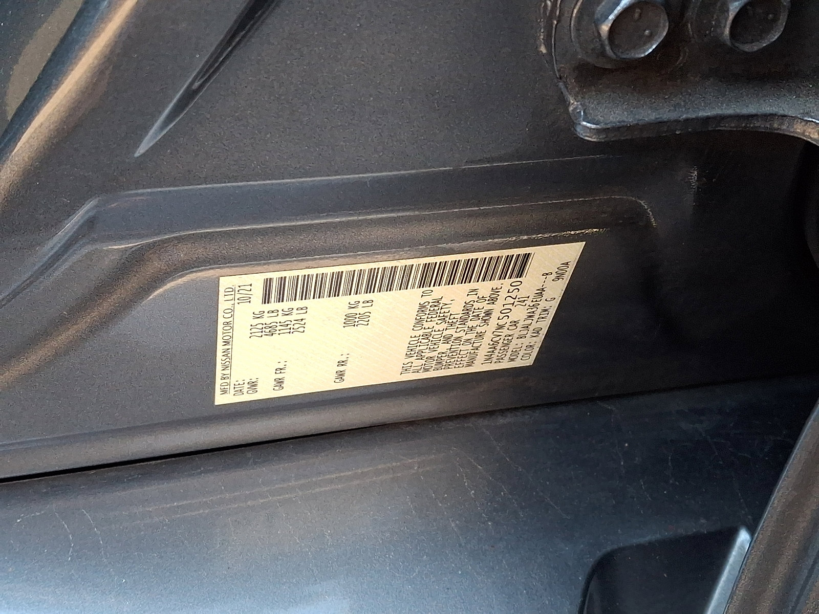 Used 2022 Nissan Maxima SV w/ Floor Mat Group image 27