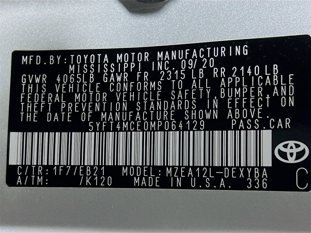 Certified 2021 Toyota Corolla XSE image 29