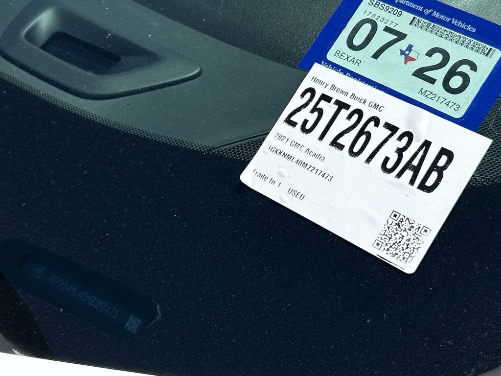 Used 2021 GMC Acadia SLT FWD image 34