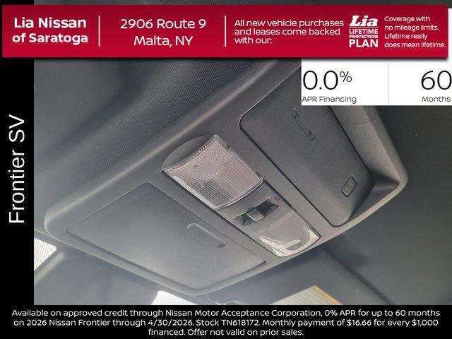 New 2026 Nissan Frontier SV w/ SV Convenience Package image 28