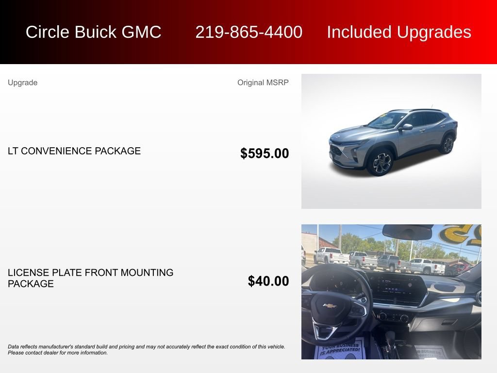 Used 2025 Chevrolet Trax LT w/ LT Convenience Package FWD image 3