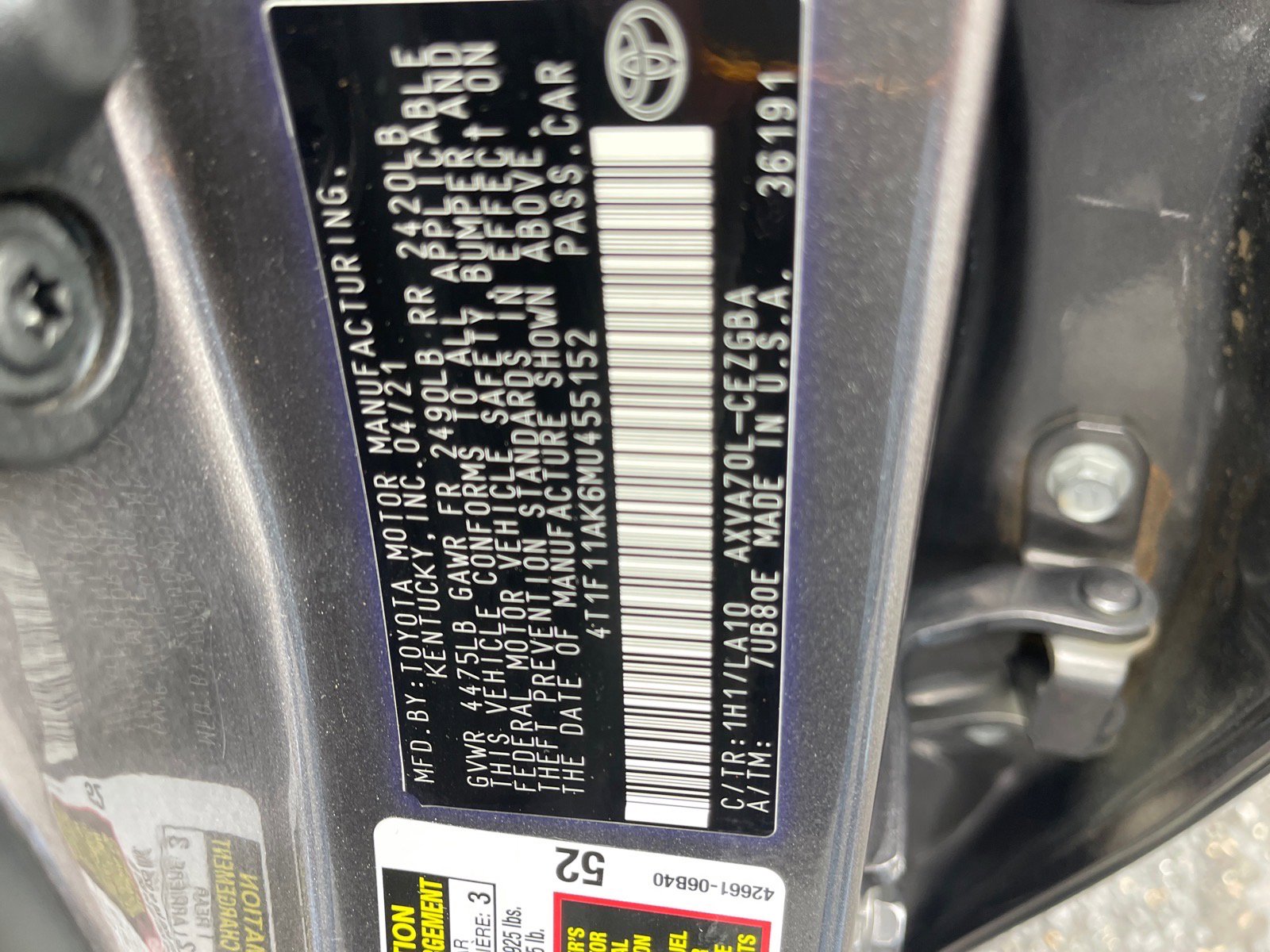 Used 2021 Toyota Camry XLE image 11