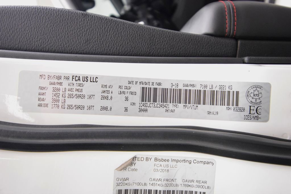 Used 2018 Dodge Durango R/T w/ Blacktop Package image 32