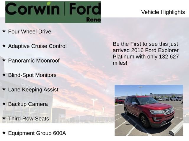 Used 2016 Ford Explorer Platinum AWD/4WD image 4