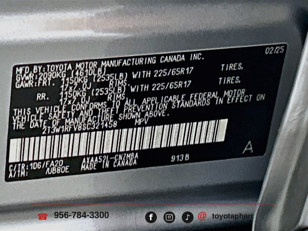 Used 2025 Toyota RAV4 XLE w/ Convenience Package FWD image 30
