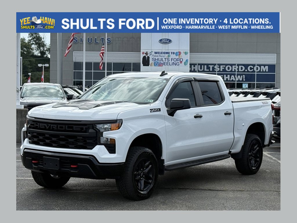 Used 2024 Chevrolet Silverado 1500 Custom Trail Boss w/ LPO, Dark Essentials Package
