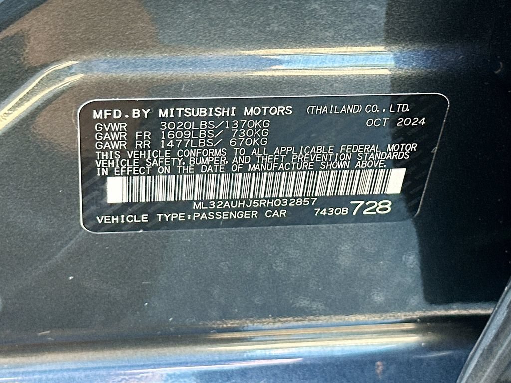 Used 2024 Mitsubishi Mirage ES FWD image 29