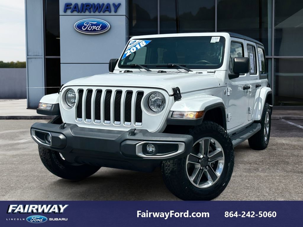 Used 2018 Jeep Wrangler Unlimited Sahara AWD/4WD image 1