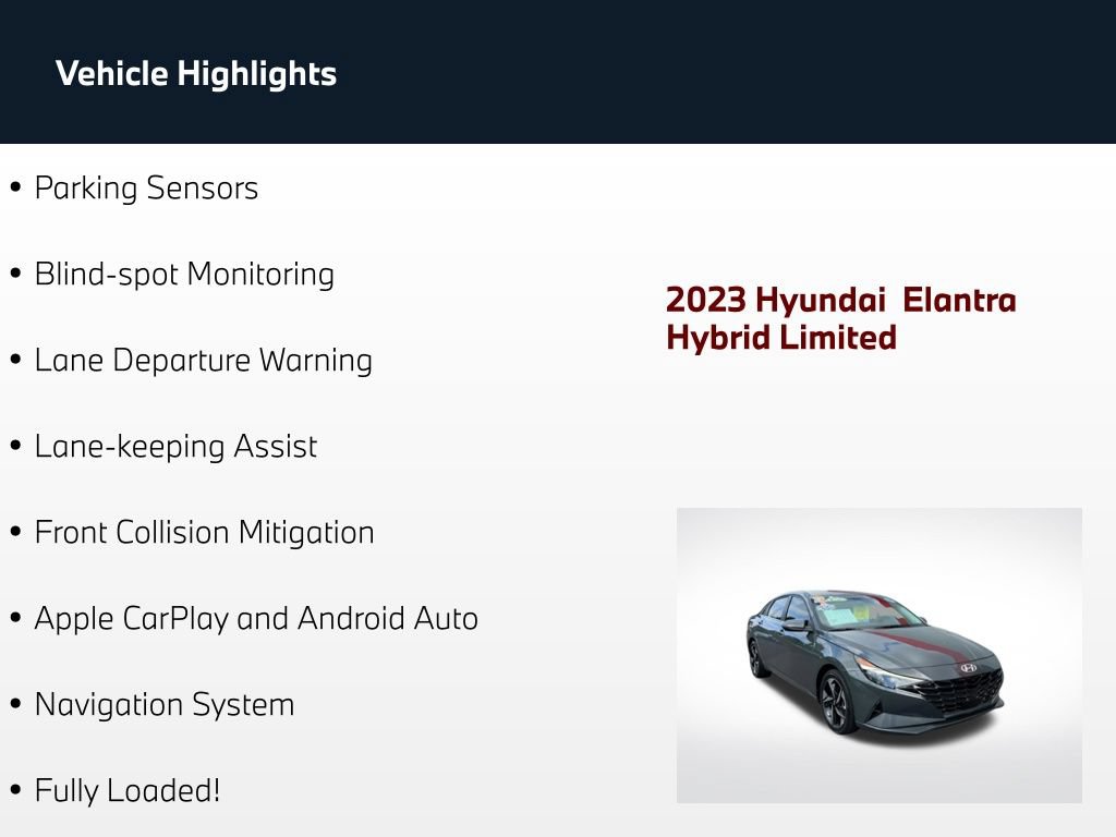 Used 2023 Hyundai Elantra Limited FWD image 62