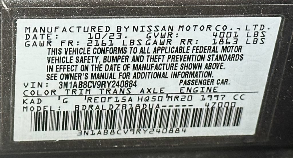Used 2024 Nissan Sentra SV FWD image 49