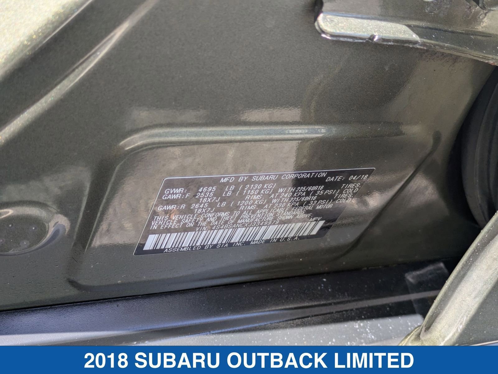 Used 2018 Subaru Outback 2.5i Limited image 39