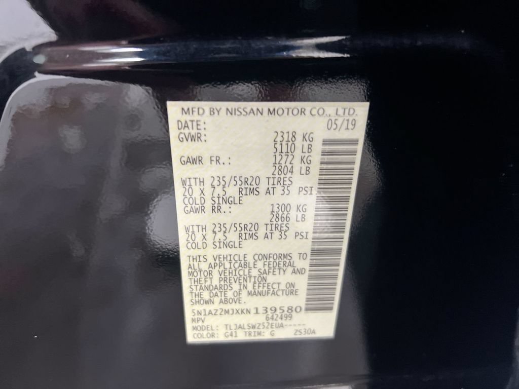 Used 2019 Nissan Murano Platinum FWD image 29