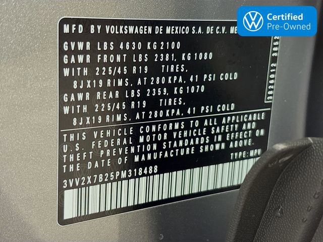Certified 2023 Volkswagen Taos SEL image 34