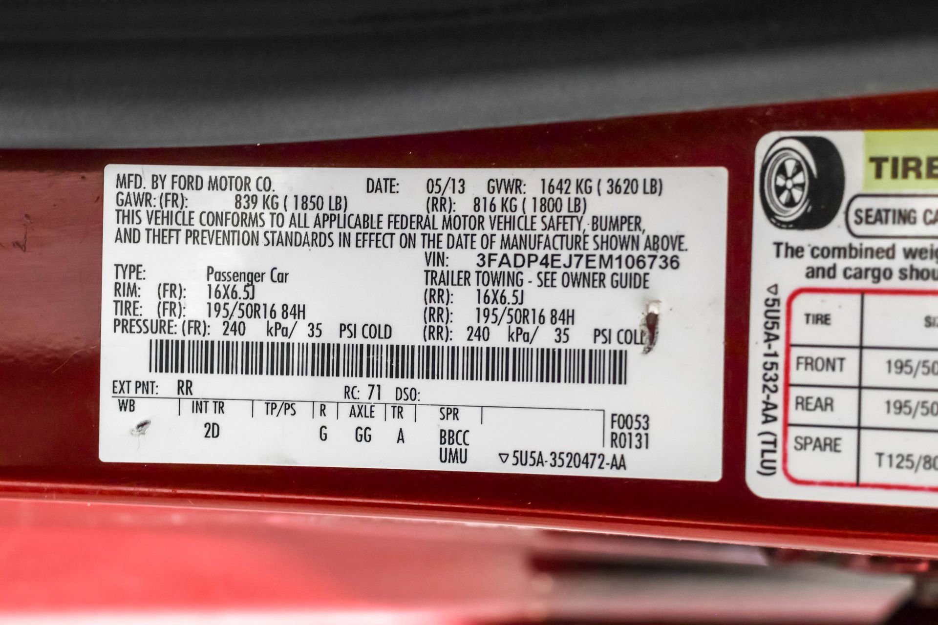 Used 2014 Ford Fiesta SE w/ Equipment Group 201A image 47