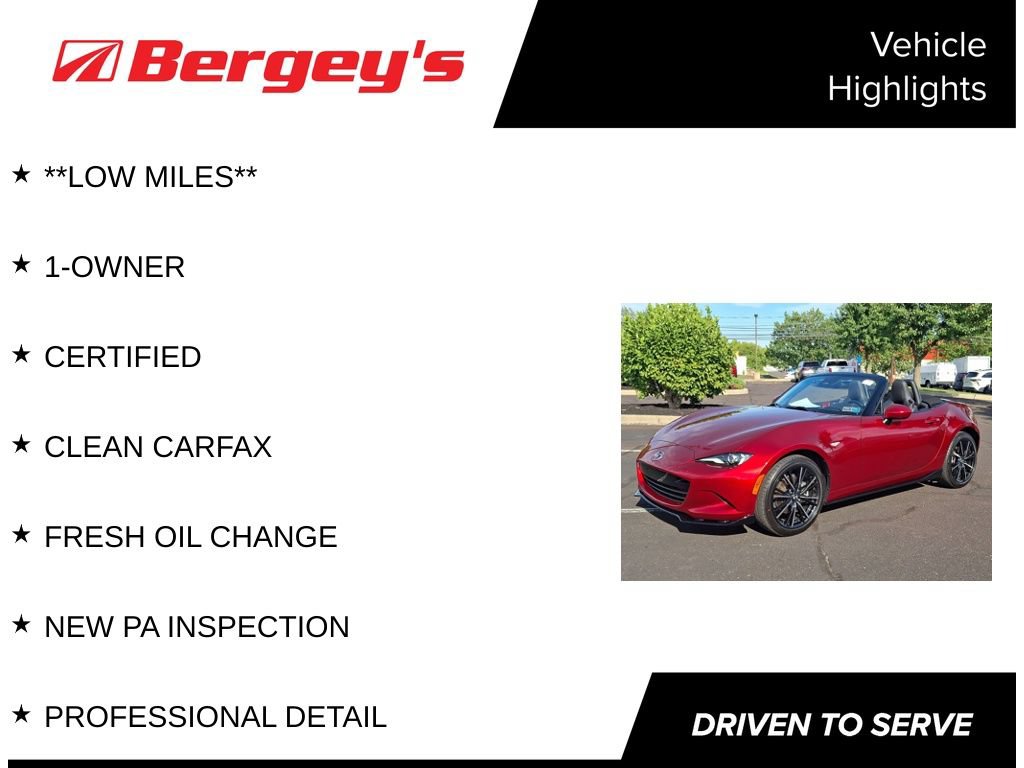 Used 2025 MAZDA MX-5 Miata Grand Touring w/ Appearance Package RWD image 4