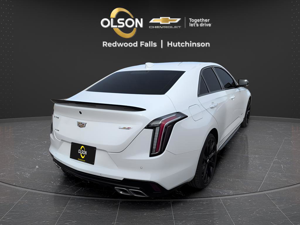 Used 2022 Cadillac CT4 V w/ LPO, ONYX Package image 5