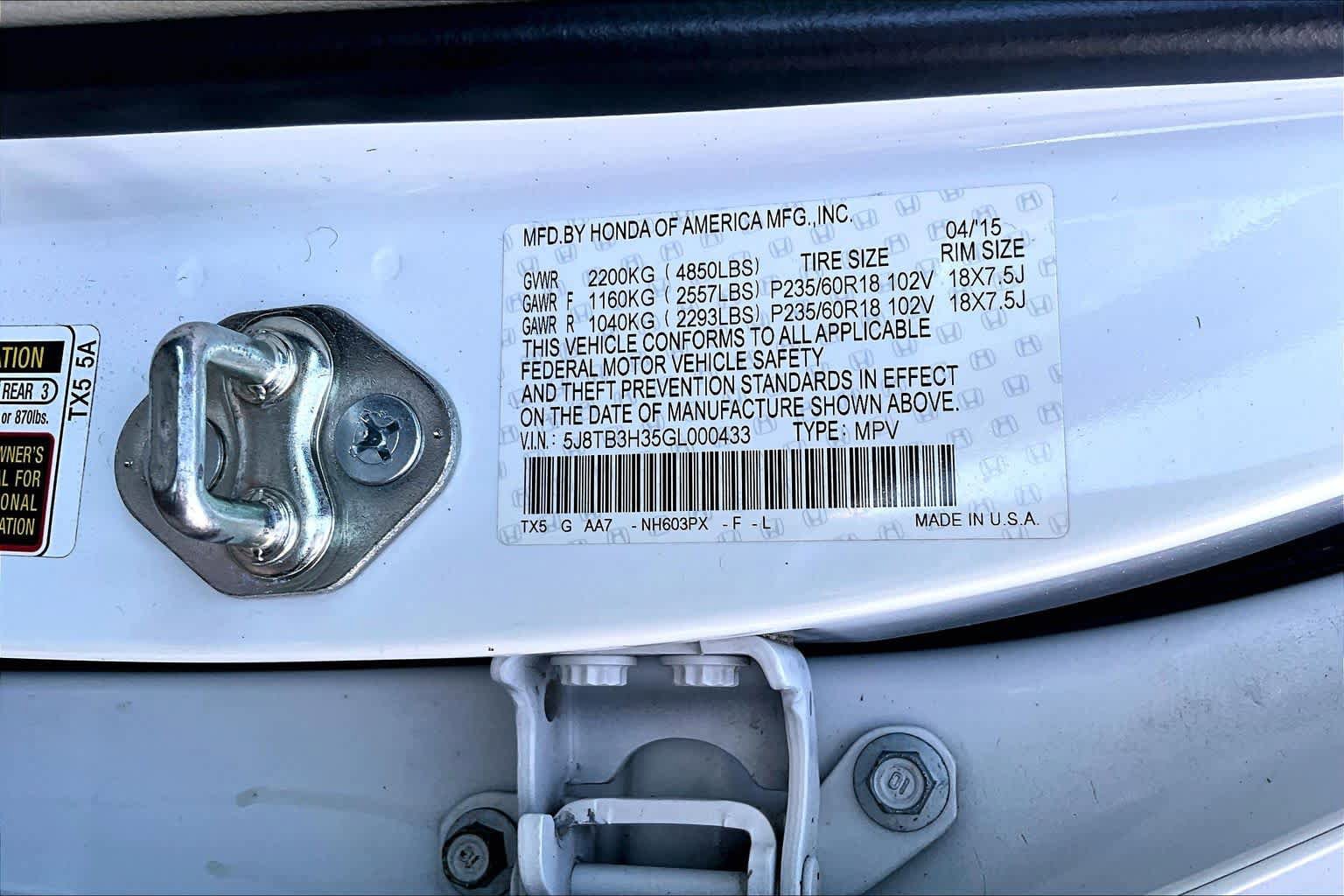 Used 2016 Acura RDX FWD image 35