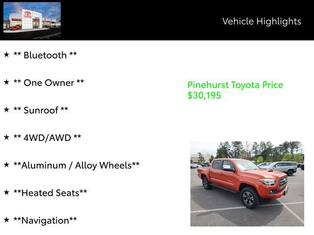 Used 2016 Toyota Tacoma TRD Sport w/ Premium & Technology Package image 7