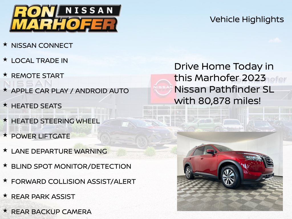 Used 2023 Nissan Pathfinder SL w/ Black Appearance Package AWD/4WD image 15