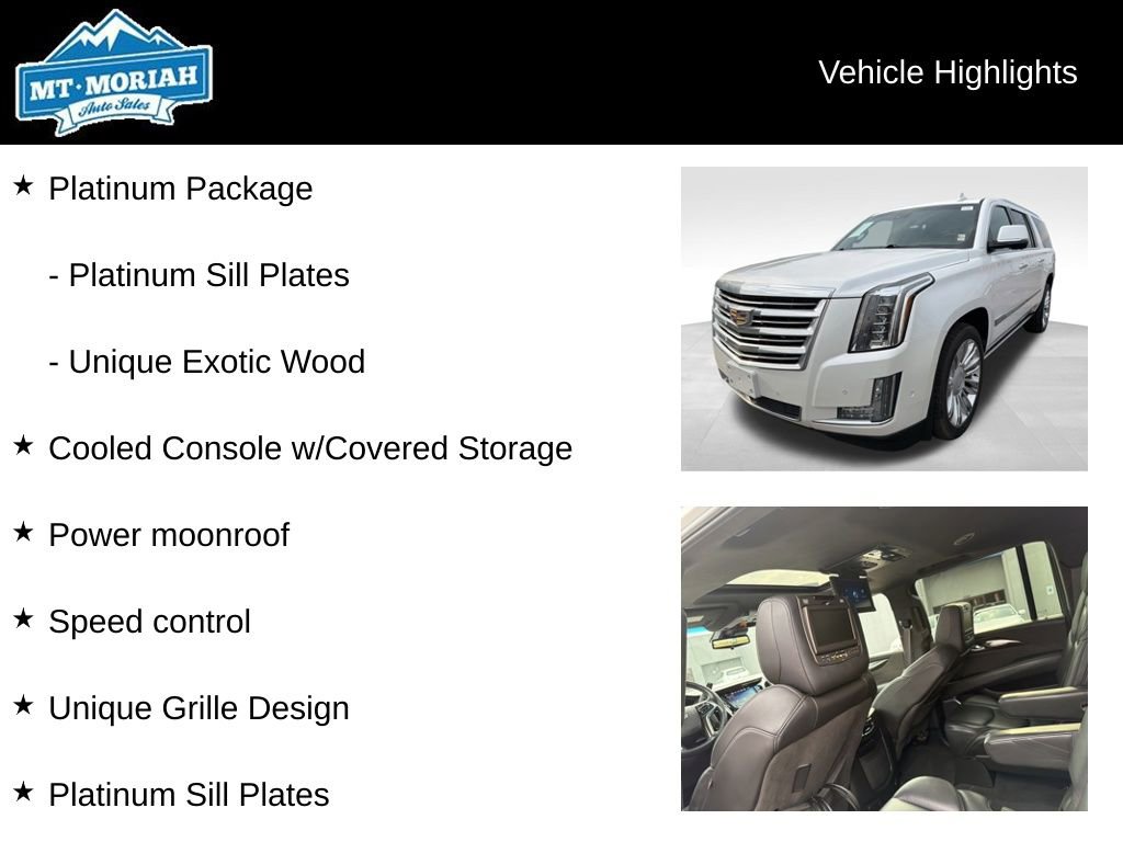 Used 2017 Cadillac Escalade ESV Platinum image 8