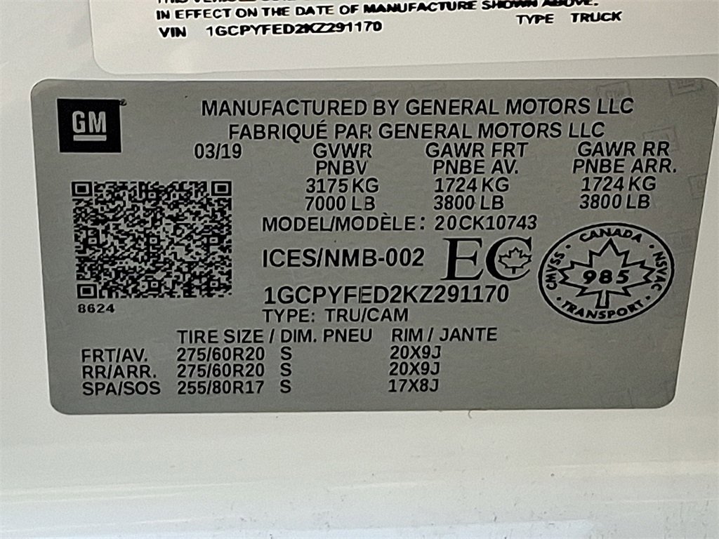 Used 2019 Chevrolet Silverado 1500 LT Trail Boss image 30