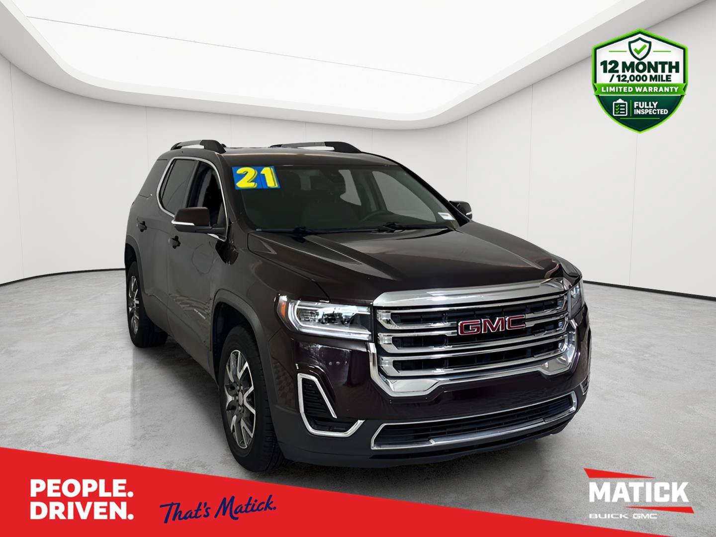 Certified 2021 GMC Acadia SLE w/ Driver Convenience Package