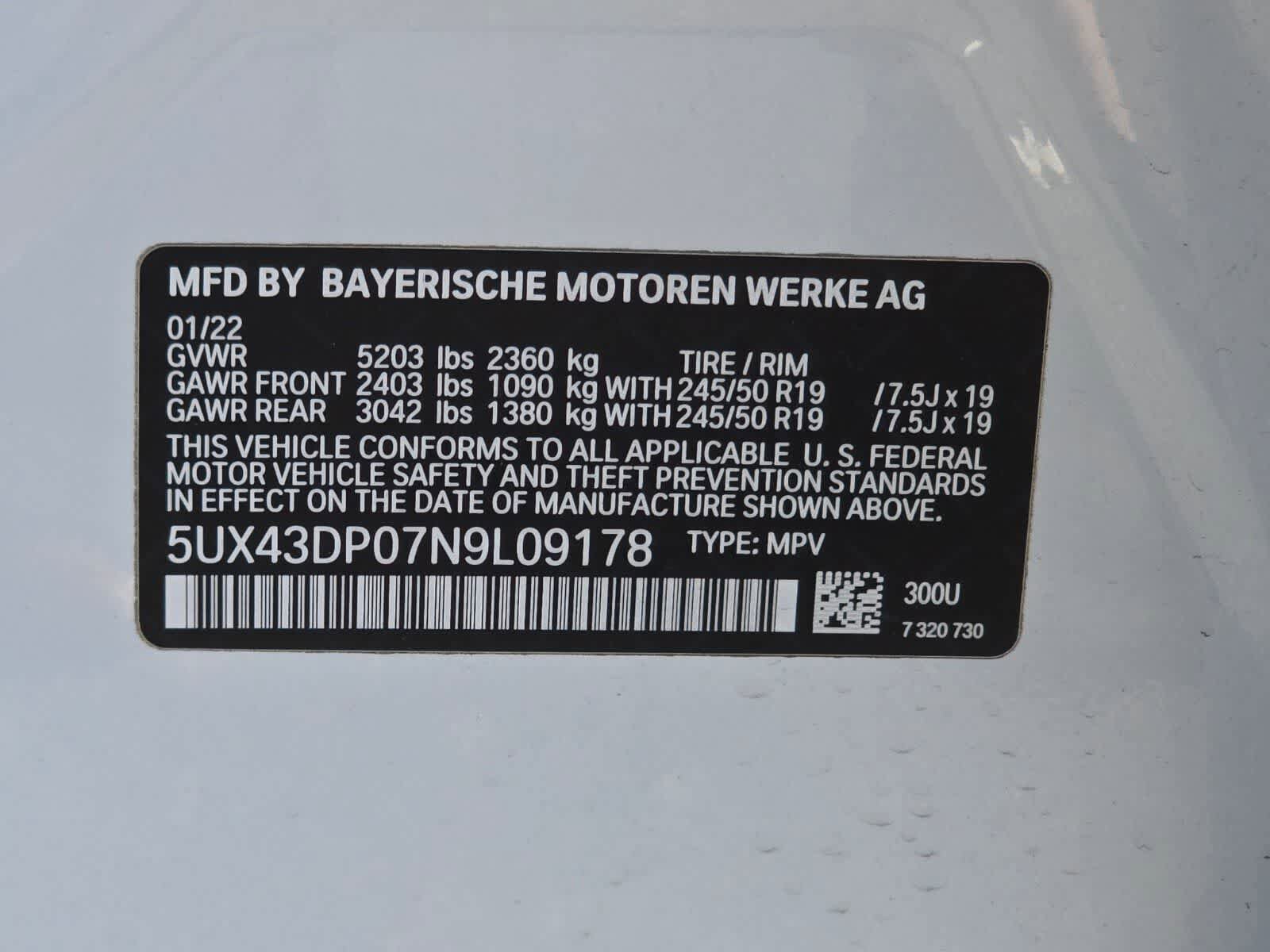 Used 2022 BMW X3 sDrive30i w/ Premium Package 2 RWD image 22