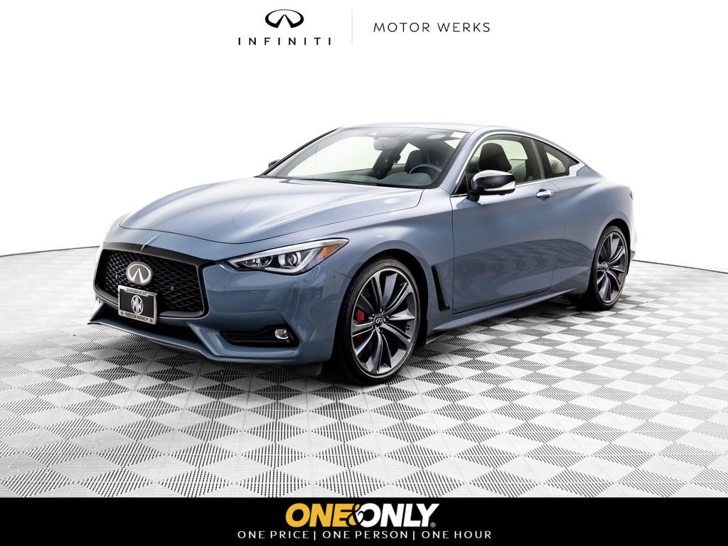 Used 2022 INFINITI Q60 Red Sport 400 w/ Cargo Package image 1