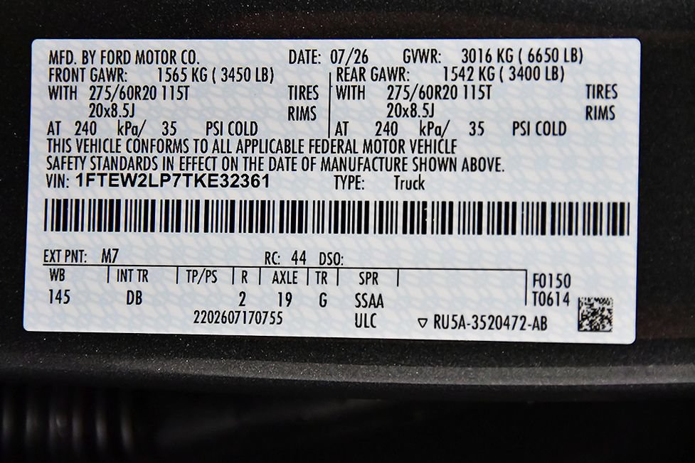 New 2026 Ford F150 STX w/ Equipment Group 200A AWD/4WD image 15