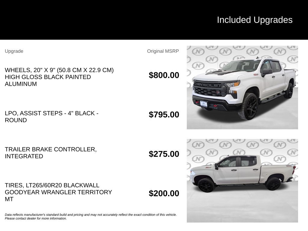 Used 2024 Chevrolet Silverado 1500 Custom Trail Boss AWD/4WD image 3