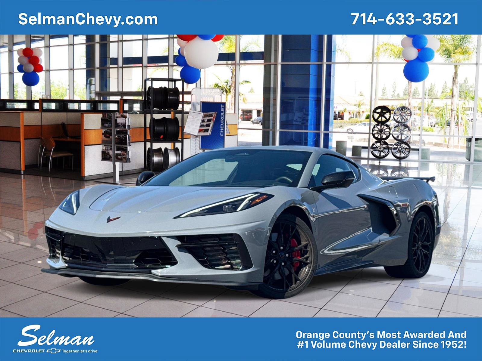 Used 2025 Chevrolet Corvette Stingray Coupe w/ Z51 Performance Package RWD image 1